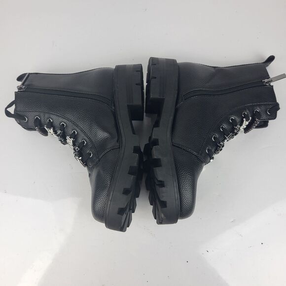 Karl Lagerfeld Paris Everyday Cold Weather Mela Combat Boot 6.5 M - Picture 7 of 11